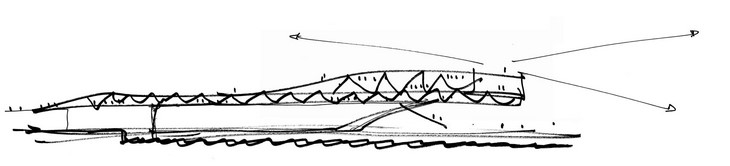 Archisearch - Concept Sketch / C.F. Møller / Värtaterminalen, Ferry Terminal, Stockholm